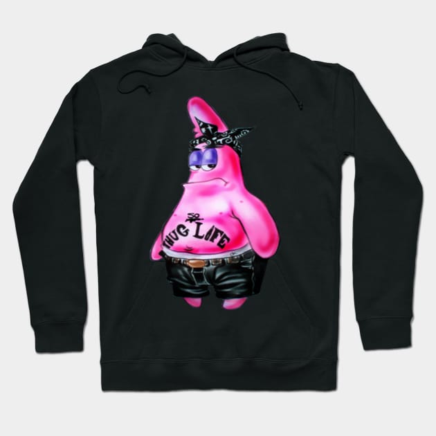 Patrick Star Hoodie by Prawlin